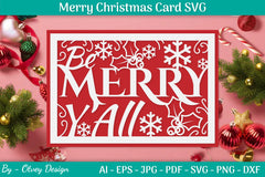 Christmas Card Papercut SVG Bundle 26 - CraftNest - Digital Crafting and Art