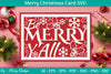 Christmas Card Papercut SVG Bundle