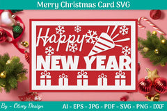 Christmas Card Papercut SVG Bundle 27 - CraftNest - Digital Crafting and Art