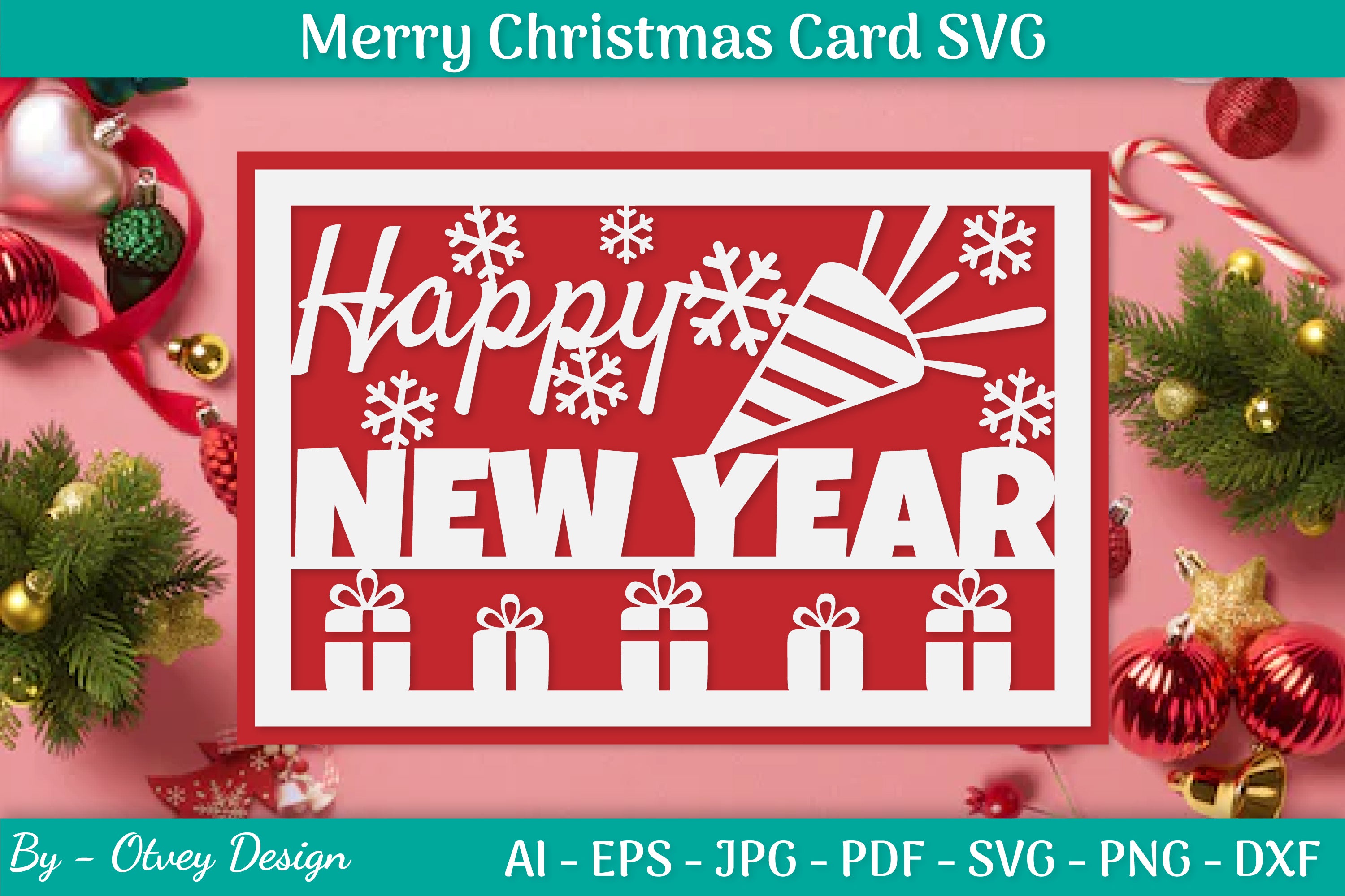 Christmas Card Papercut SVG Bundle 27 - CraftNest - Digital Crafting and Art