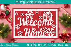 Christmas Card Papercut SVG Bundle 28 - CraftNest - Digital Crafting and Art