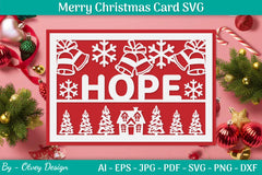Christmas Card Papercut SVG Bundle 48 - CraftNest - Digital Crafting and Art