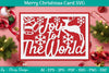 Christmas Card Papercut SVG Bundle