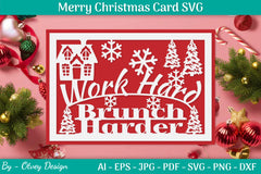 Christmas Card Papercut SVG Bundle 31 - CraftNest - Digital Crafting and Art