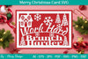 Christmas Card Papercut SVG Bundle