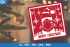 Christmas Card Papercut SVG Bundle