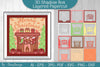 Christmas Fireplace 3D Shadow Box SVG Bundle