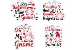 Christmas Gnomes Quotes SVG Bundle - CraftNest - Digital Crafting and Art