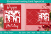 Christmas Greeting Card Paper Cut SVG Bundle