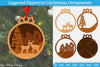 Christmas Ornament Multilayered SVG Bundle