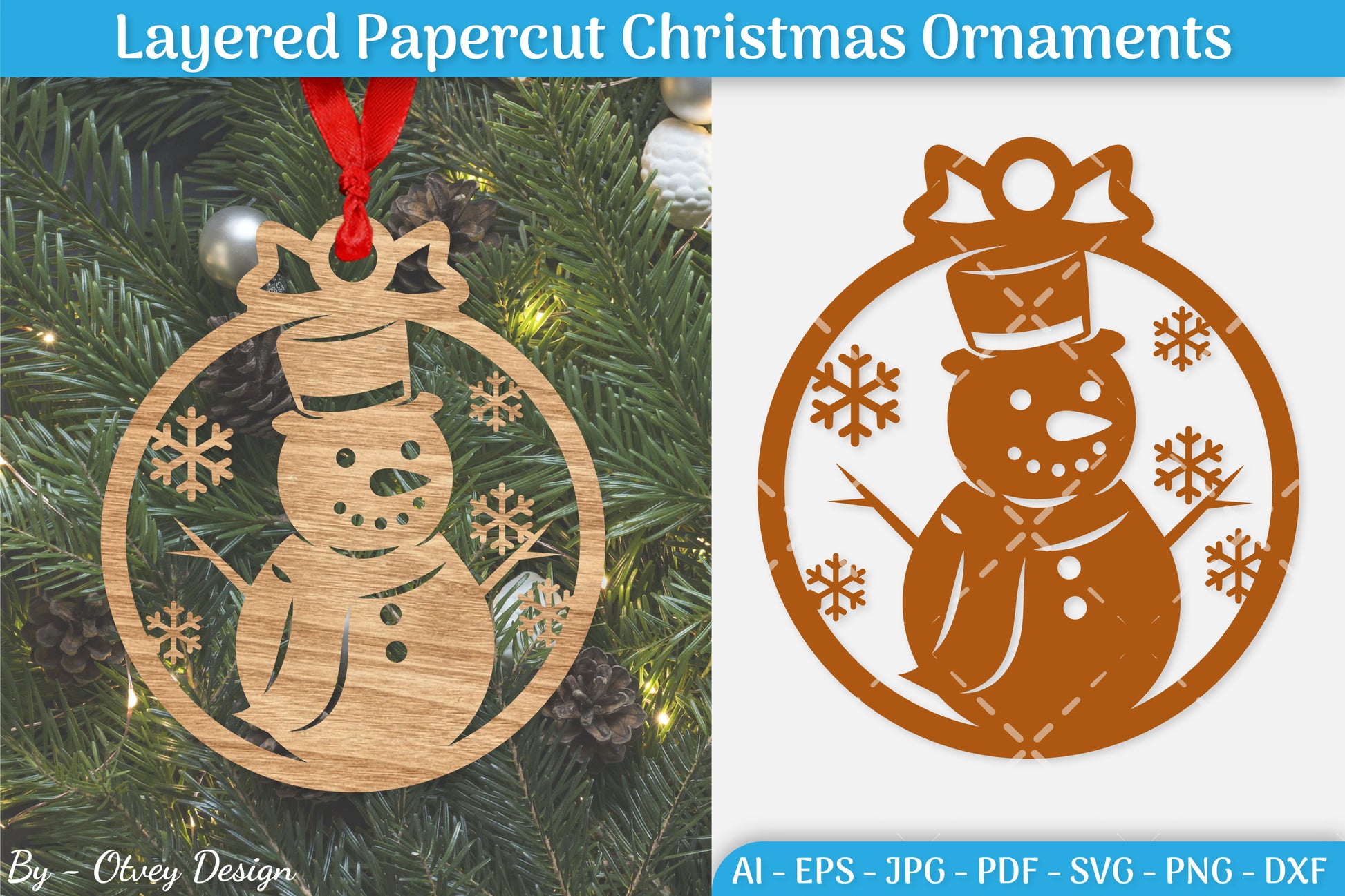 Christmas Ornament SVG Bundle 16 - CraftNest - Digital Crafting and Art