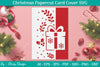 Snowflake Papercut Card Cover Template SVG Bundle