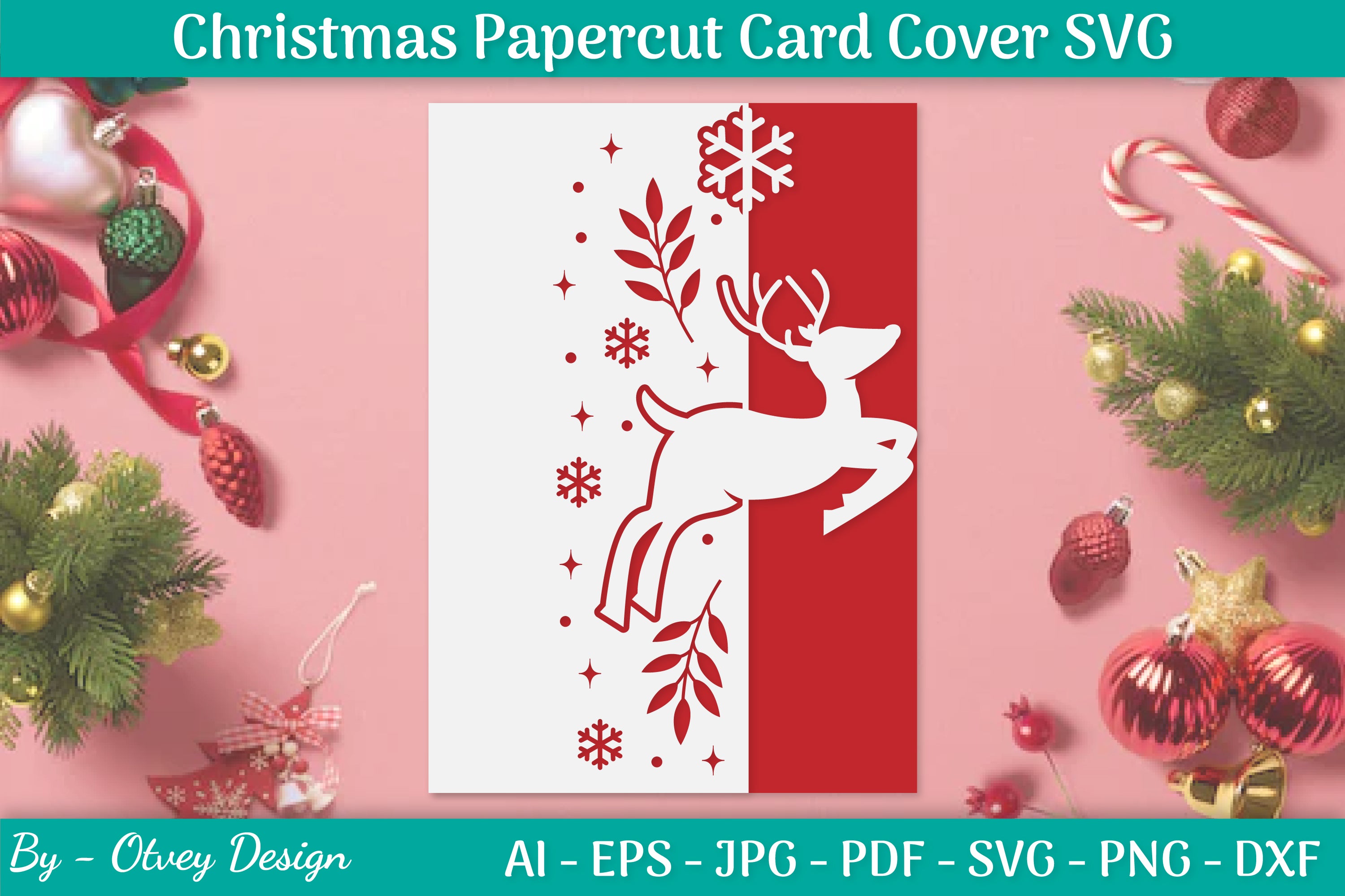 Snowflake Papercut Card Cover Template SVG Bundle 17 - CraftNest - Digital Crafting and Art