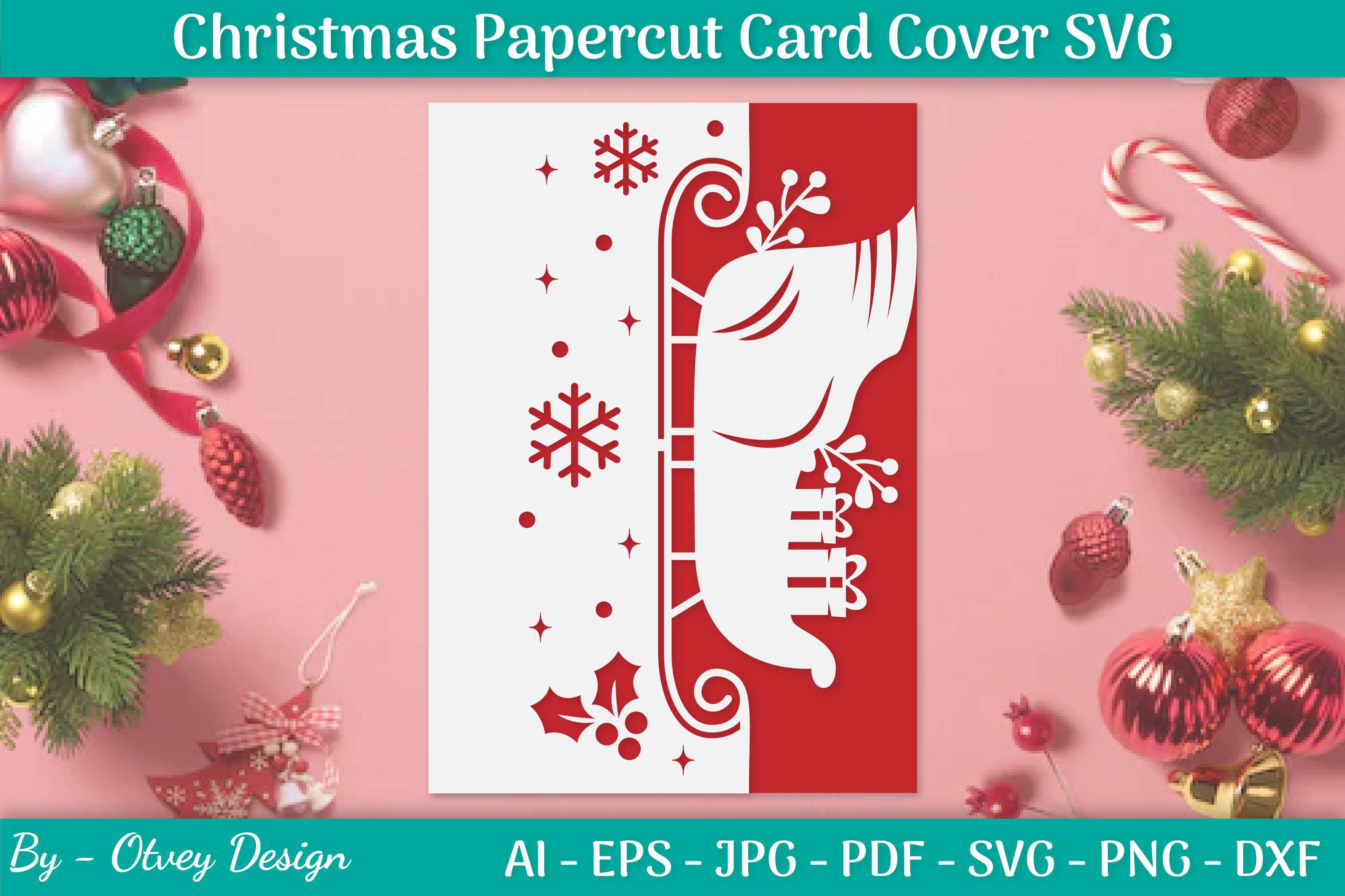 Snowflake Papercut Card Cover Template SVG Bundle 20 - CraftNest - Digital Crafting and Art