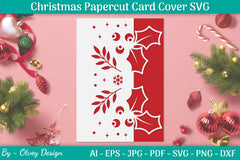 Snowflake Papercut Card Cover Template SVG Bundle 24 - CraftNest - Digital Crafting and Art