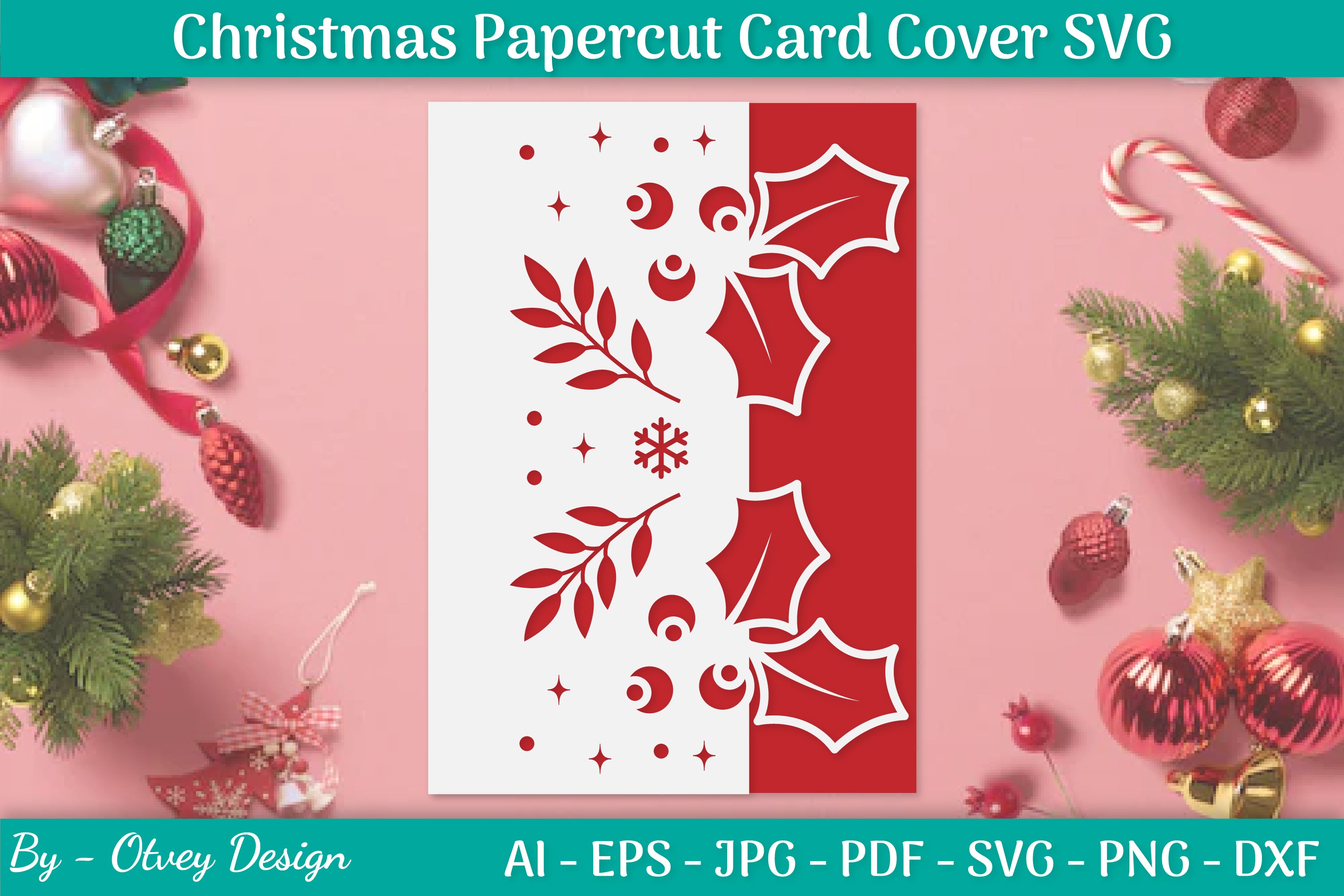 Snowflake Papercut Card Cover Template SVG Bundle 24 - CraftNest - Digital Crafting and Art