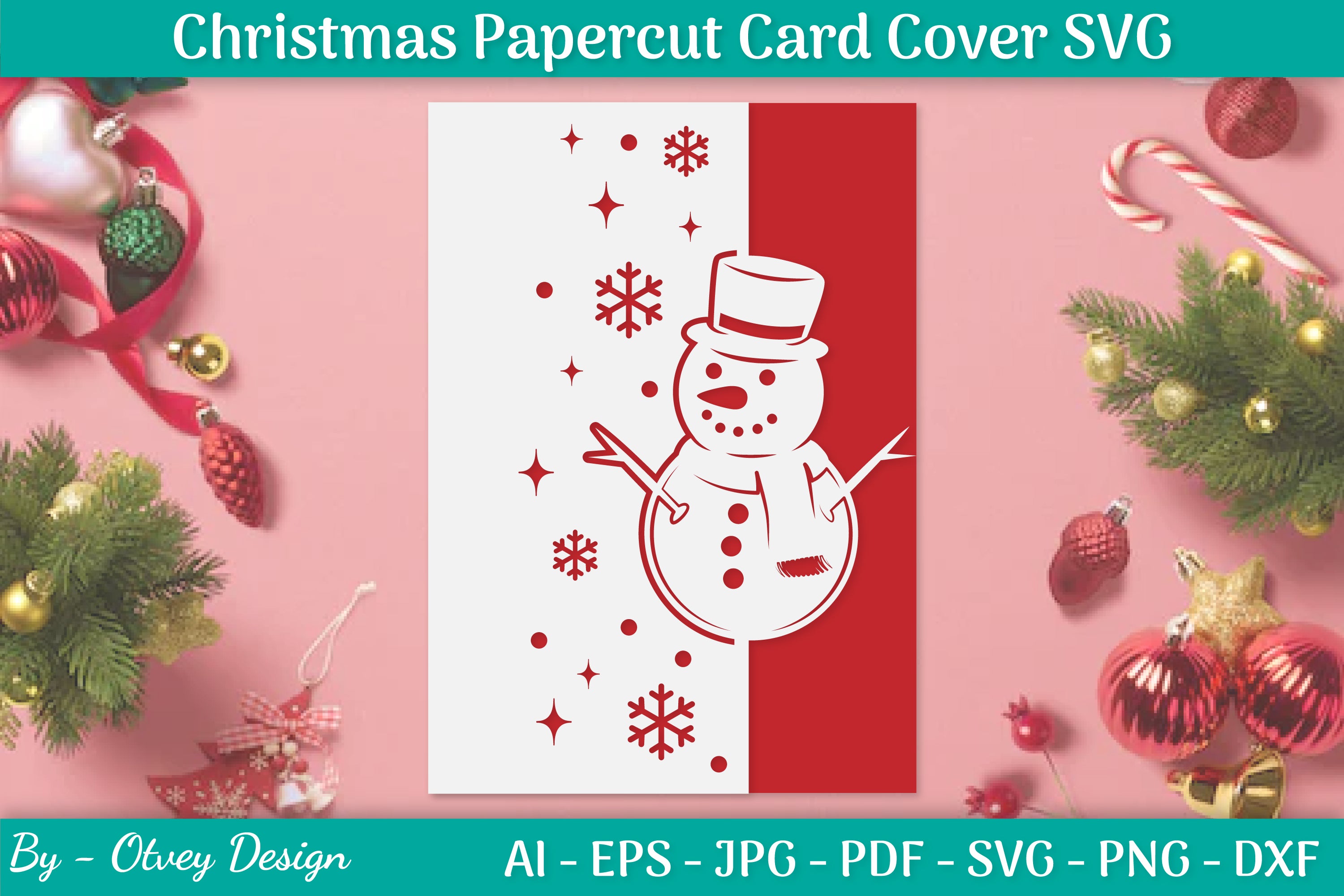 Snowflake Papercut Card Cover Template SVG Bundle 28 - CraftNest - Digital Crafting and Art