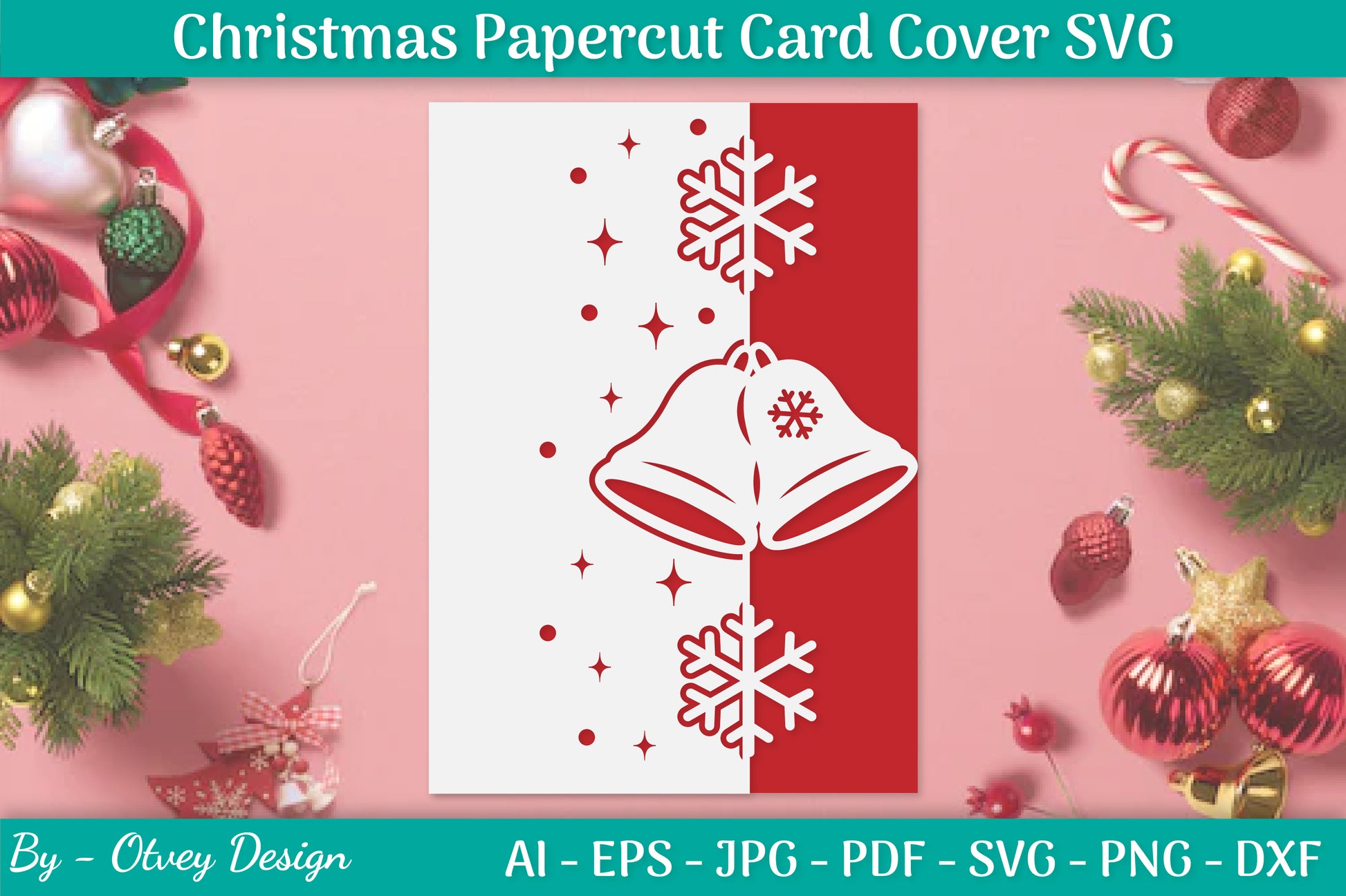 Snowflake Papercut Card Cover Template SVG Bundle 29 - CraftNest - Digital Crafting and Art