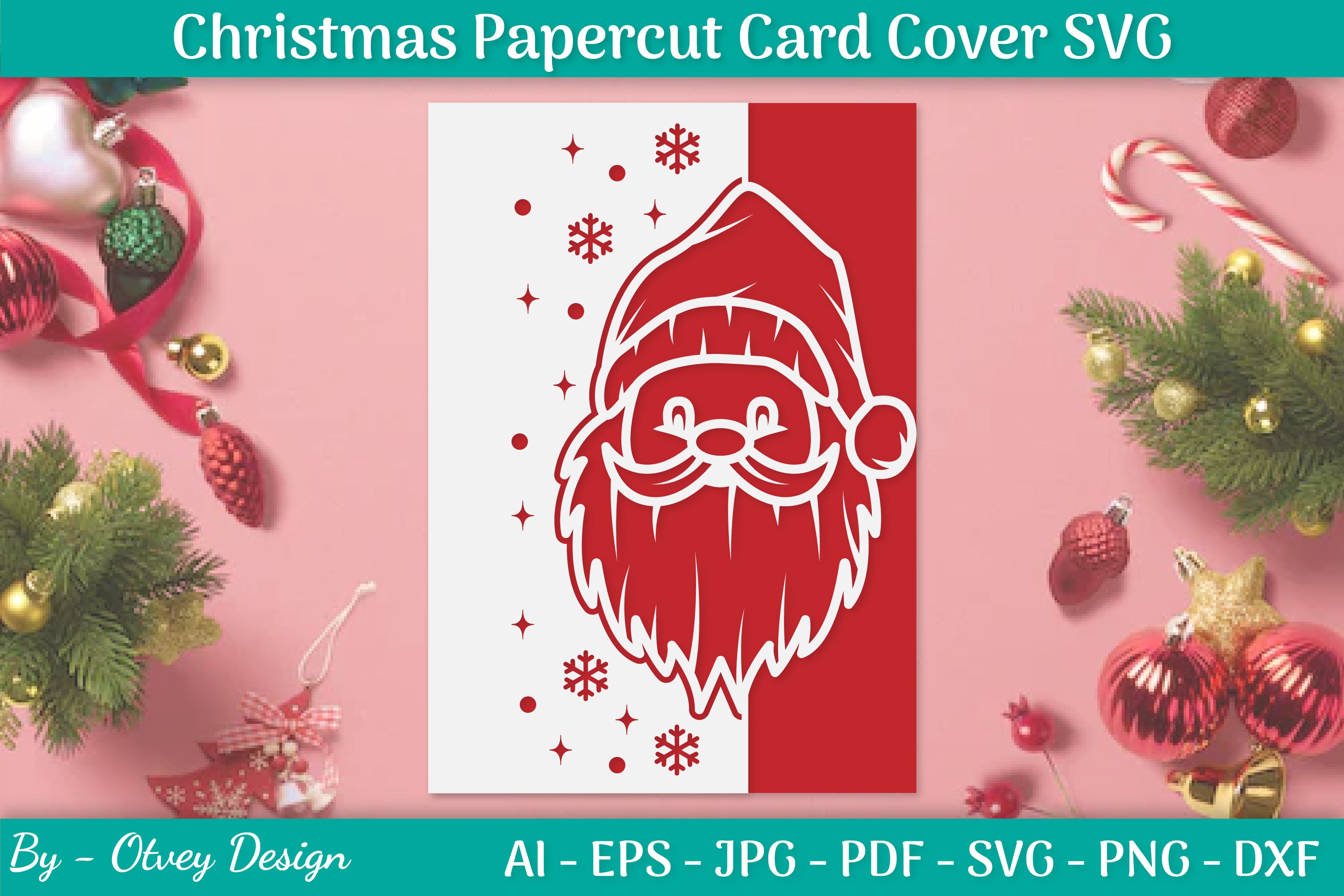 Snowflake Papercut Card Cover Template SVG Bundle 30 - CraftNest - Digital Crafting and Art