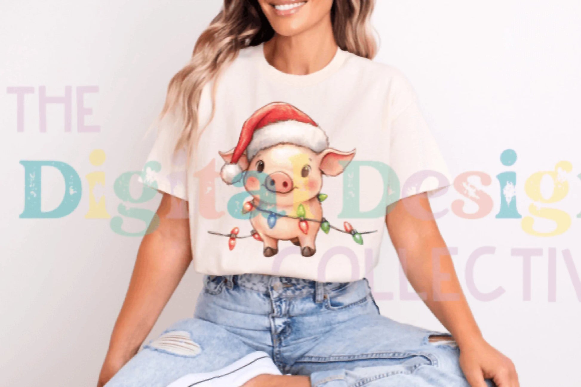 Christmas Pig Clipart Bundle - CraftNest - Digital Crafting and Art