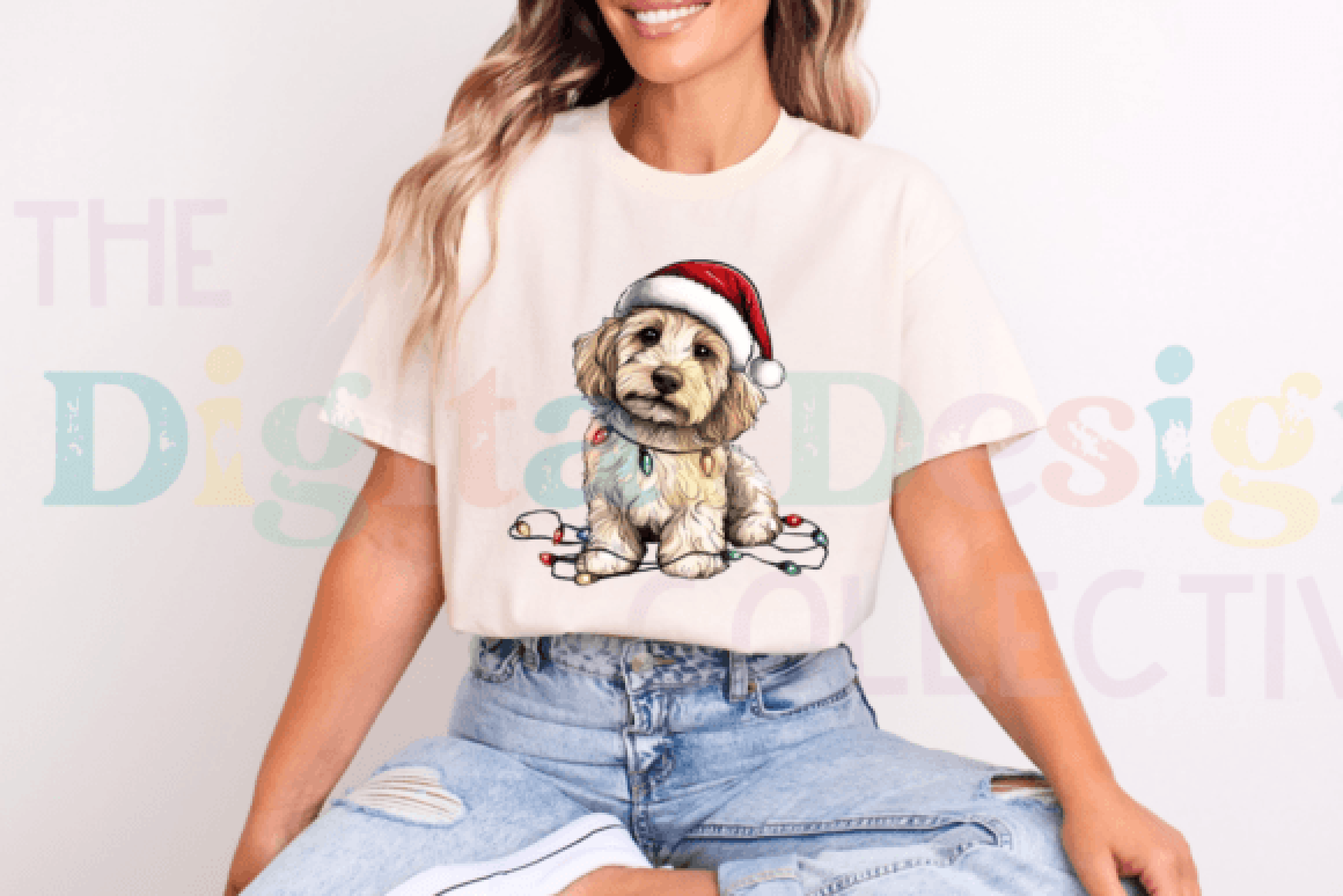 Christmas Puppy Clipart Bundle