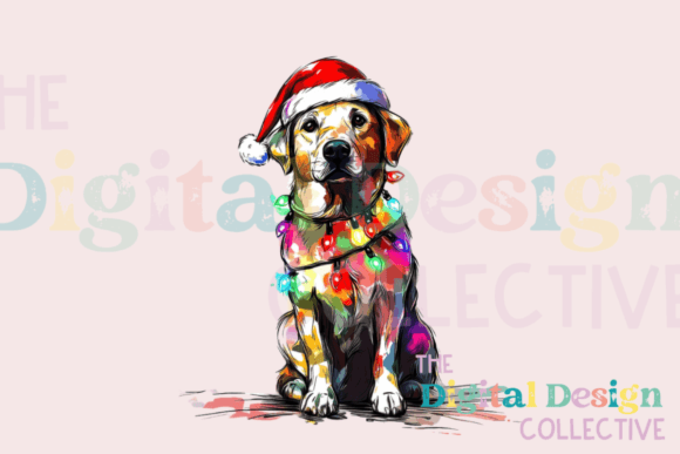 Christmas Puppy Clipart Bundle