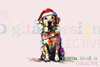 Christmas Puppy Clipart Bundle