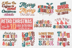 Christmas Retro Bundle - CraftNest - Digital Crafting and Art