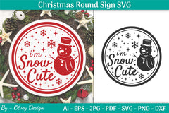 Christmas Round SVG Bundle 2 - CraftNest - Digital Crafting and Art