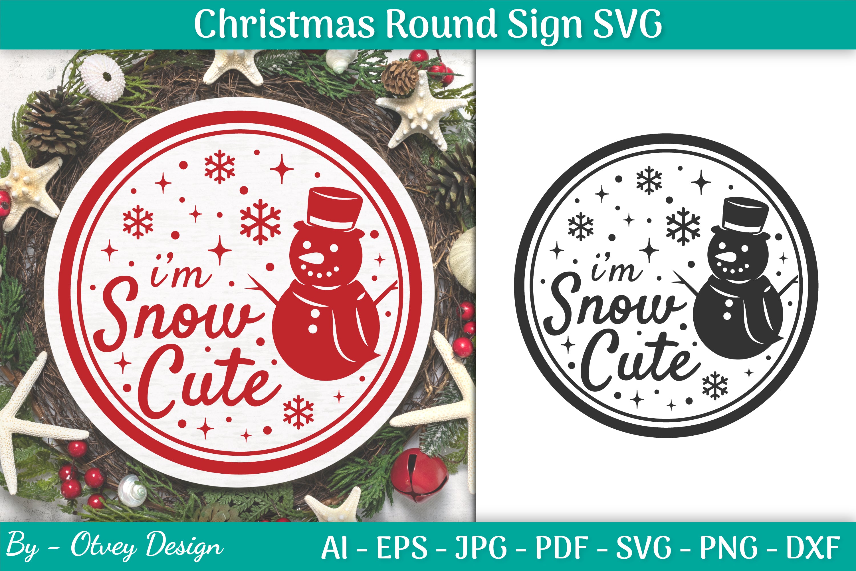 Christmas Round SVG Bundle 2 - CraftNest - Digital Crafting and Art