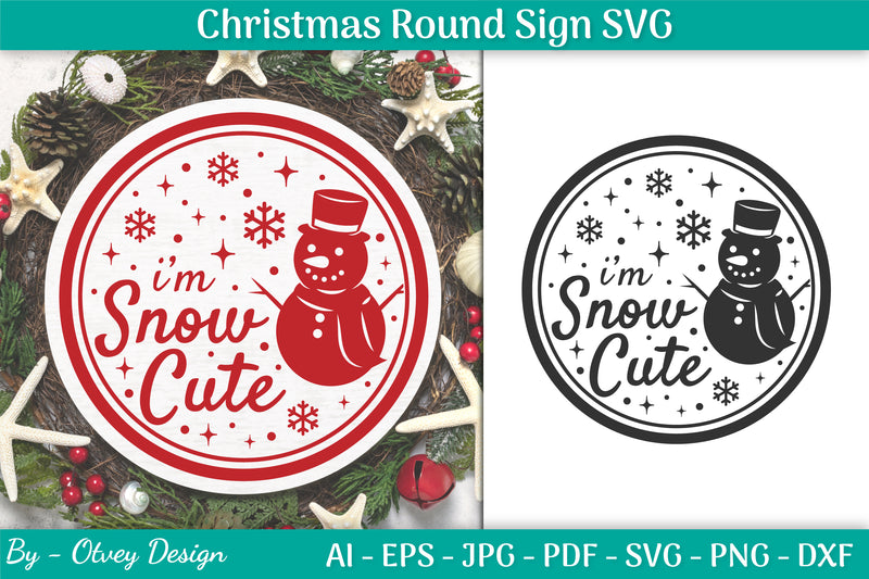 Christmas Round SVG Bundle 2 - CraftNest - Digital Crafting and Art