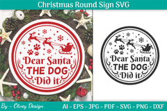 Christmas Round SVG Bundle 1 - CraftNest - Digital Crafting and Art