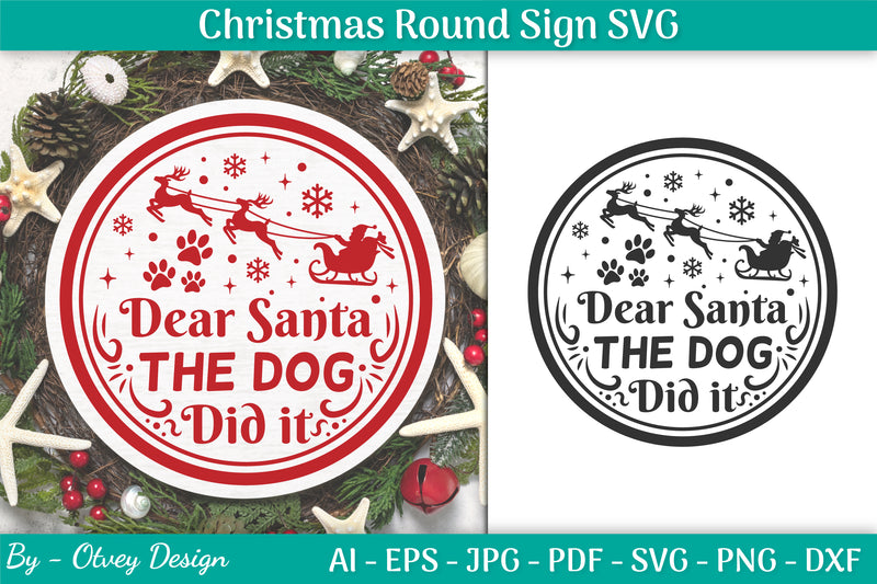 Christmas Round SVG Bundle 1 - CraftNest - Digital Crafting and Art