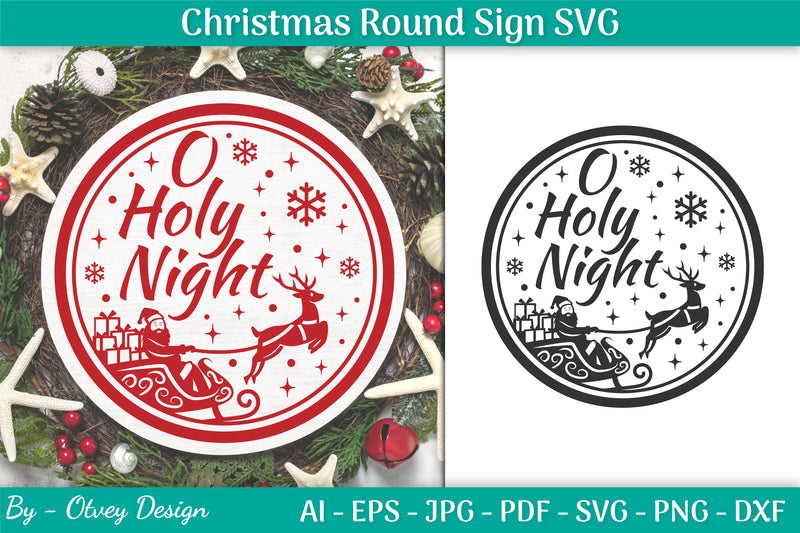 Christmas Round SVG Bundle 3 - CraftNest - Digital Crafting and Art