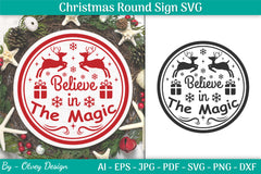 Christmas Round SVG Bundle 21 - CraftNest - Digital Crafting and Art