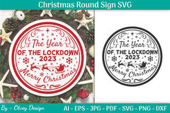 Christmas Round SVG Bundle 5 - CraftNest - Digital Crafting and Art