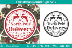 Christmas Round SVG Bundle 25 - CraftNest - Digital Crafting and Art
