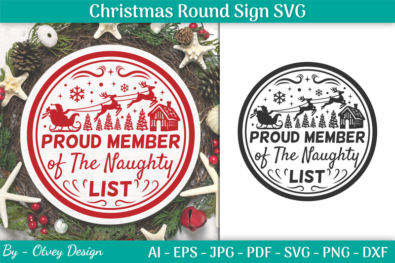 Christmas Round SVG Bundle 6 - CraftNest - Digital Crafting and Art