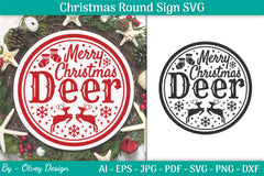 Christmas Round SVG Bundle 28 - CraftNest - Digital Crafting and Art