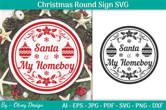 Christmas Round SVG Bundle 9 - CraftNest - Digital Crafting and Art