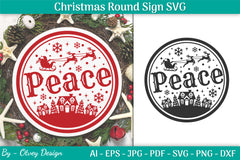 Christmas Round SVG Bundle 29 - CraftNest - Digital Crafting and Art