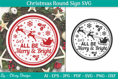 Christmas Round SVG Bundle 10 - CraftNest - Digital Crafting and Art