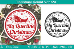 Christmas Round SVG Bundle 11 - CraftNest - Digital Crafting and Art