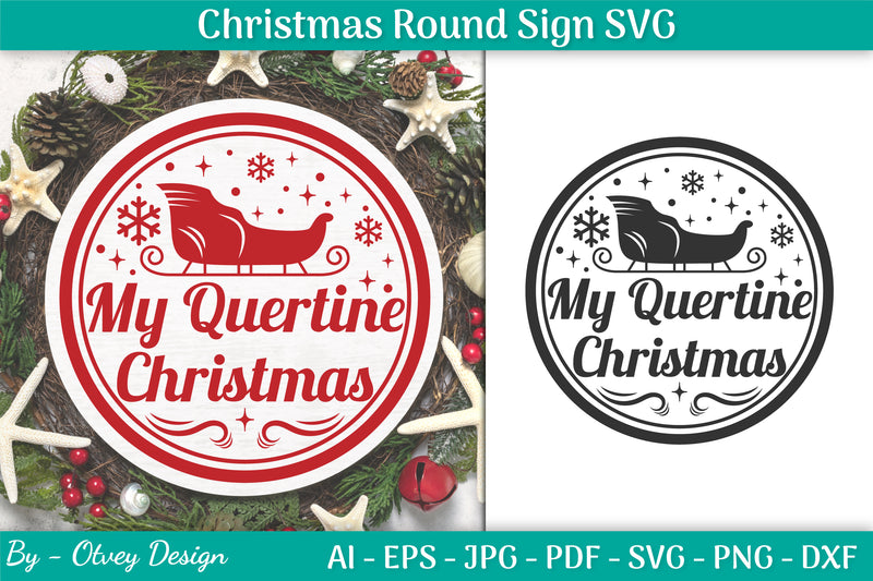 Christmas Round SVG Bundle 11 - CraftNest - Digital Crafting and Art