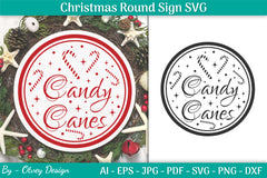 Christmas Round SVG Bundle 33 - CraftNest - Digital Crafting and Art