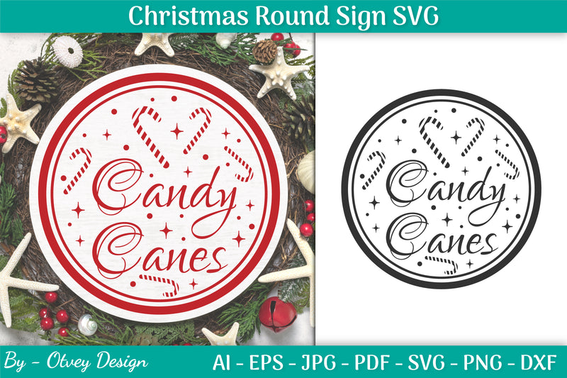 Christmas Round SVG Bundle 33 - CraftNest - Digital Crafting and Art