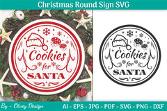 Christmas Round SVG Bundle 12 - CraftNest - Digital Crafting and Art