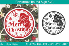 Christmas Round SVG Bundle 14 - CraftNest - Digital Crafting and Art