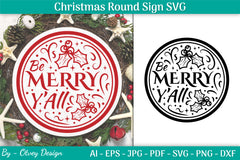 Christmas Round SVG Bundle 15 - CraftNest - Digital Crafting and Art