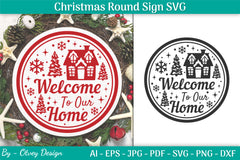 Christmas Round SVG Bundle 17 - CraftNest - Digital Crafting and Art